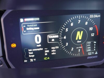 Used 2022 Ducati Sportbike Motorcycle Multistrada V4S Aviator Grey / Spoked Wheels