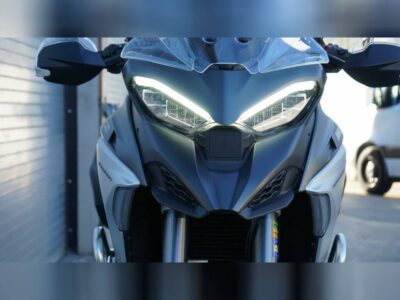 Used 2022 Ducati Sportbike Motorcycle Multistrada V4S Aviator Grey / Spoked Wheels