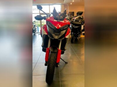 New 2023 Ducati Sport Touring Motorcycle Multistrada V4S Travel & Radar – Red/Spoked Wheels