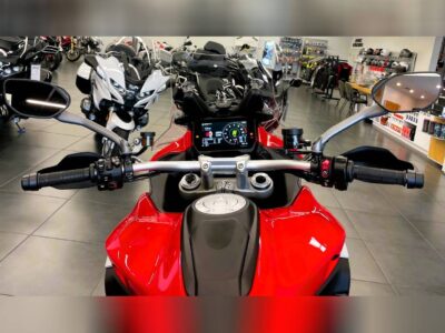 New 2023 Ducati Sport Touring Motorcycle Multistrada V4S Travel & Radar – Red/Spoked Wheels