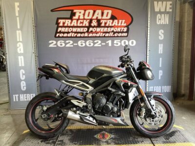 2021 Triumph Street Triple RS Silver Ice