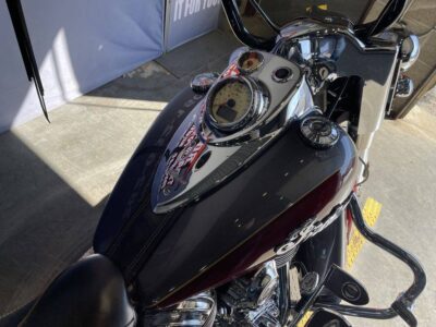 2017 Indian Motorcycle Springfield Steel Gray Over Burgundy Metallic