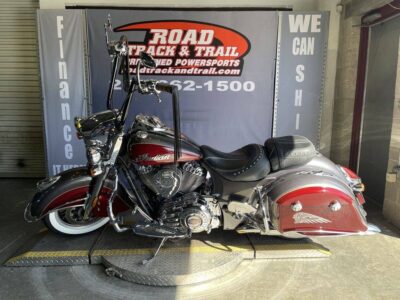 2017 Indian Motorcycle Springfield Steel Gray Over Burgundy Metallic