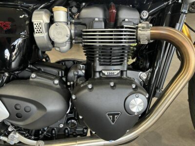 New 2023 Triumph Standard Motorcycle Thruxton RS Chrome Edition Jet Black