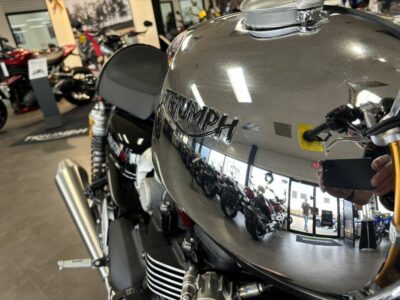 New 2023 Triumph Standard Motorcycle Thruxton RS Chrome Edition Jet Black