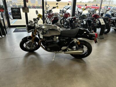 New 2023 Triumph Standard Motorcycle Thruxton RS Chrome Edition Jet Black