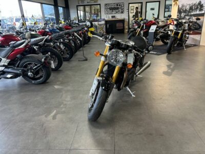 New 2023 Triumph Standard Motorcycle Thruxton RS Chrome Edition Jet Black