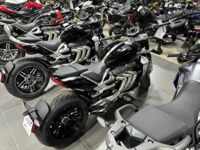 New 2024 Triumph Standard Motorcycle Rocket 3 R Sapphire Black