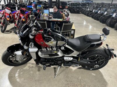 New 2023 Triumph Standard Motorcycle Rocket 3 GT Chrome Edition Diablo Red