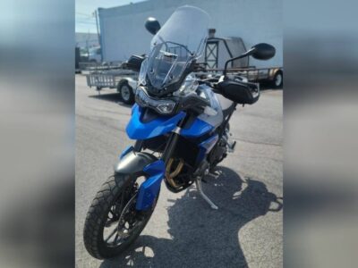 Used 2022 Triumph Dual Sport Motorcycle Tiger 850 Sport Graphite Caspian Blue