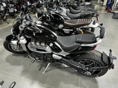 New 2024 Triumph Standard Motorcycle Rocket 3 GT Sapphire Black