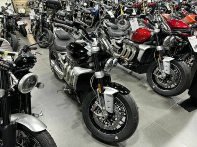 New 2024 Triumph Standard Motorcycle Rocket 3 GT Sapphire Black