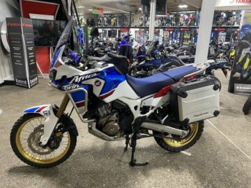 Used 2018 Honda® Dual Sport Motorcycle Africa Twin Adventure Sports CRF1000L2 DCT