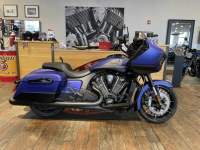 New 2024 Indian Motorcycle® Cruiser Motorcycle Challenger® Dark Horse® Spirit Blue Smoke