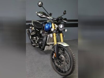 Used 2019 Triumph Standard Motorcycle Scrambler 1200 XE Cobalt Blue