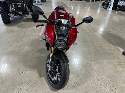 New 2023 Triumph Standard Motorcycle Speed Triple 1200 RR Red Hopper / Storm Grey