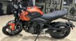 New 2023 Triumph Standard Motorcycle Trident 660 Matte Baja Orange / Matte Storm Grey