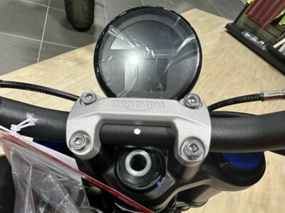 New 2023 Triumph Standard Motorcycle Trident 660 Matte Baja Orange / Matte Storm Grey