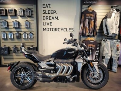 New 2024 Triumph Standard Motorcycle Rocket 3 GT Sapphire Black