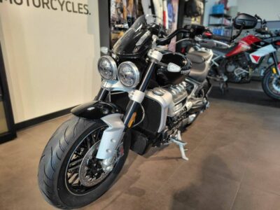 New 2024 Triumph Standard Motorcycle Rocket 3 GT Sapphire Black