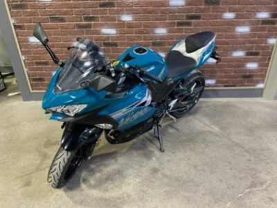 Used 2021 Kawasaki Sportbike Motorcycle Ninja® 400 ABS Pearl Nightshade Teal/Metallic Spark Bl