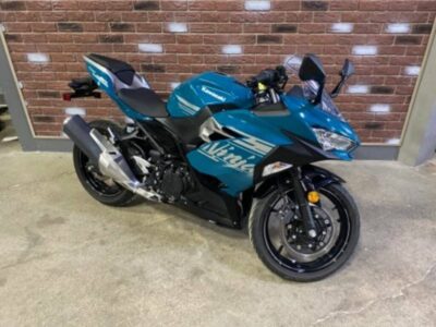 Used 2021 Kawasaki Sportbike Motorcycle Ninja® 400 ABS Pearl Nightshade Teal/Metallic Spark Bl