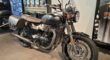 Used 2022 Triumph Standard Motorcycle Bonneville T120 Black Gold Line Matt Saphire Black / Ma