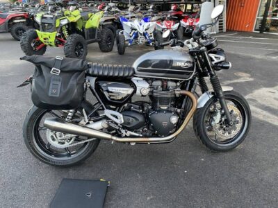 Used 2020 Triumph Standard Motorcycle Speed Twin 1200 Silver Ice/Storm Grey