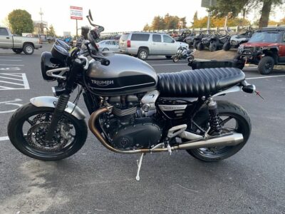 Used 2020 Triumph Standard Motorcycle Speed Twin 1200 Silver Ice/Storm Grey