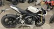 Used 2022 Triumph Standard Motorcycle Speed Triple 1200 RR Crystal White Storm Grey