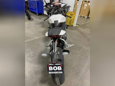 Used 2022 Triumph Standard Motorcycle Speed Triple 1200 RR Crystal White Storm Grey