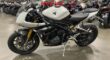 Used 2022 Triumph Standard Motorcycle Speed Triple 1200 RR Crystal White Storm Grey