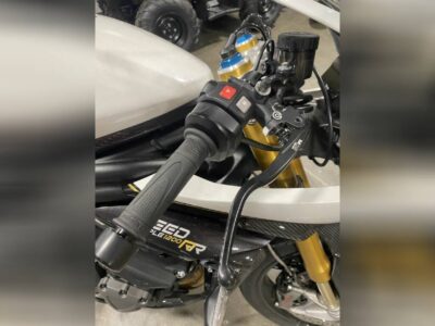 Used 2022 Triumph Standard Motorcycle Speed Triple 1200 RR Crystal White Storm Grey