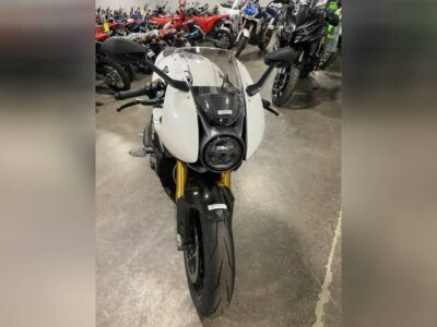 Used 2022 Triumph Standard Motorcycle Speed Triple 1200 RR Crystal White Storm Grey